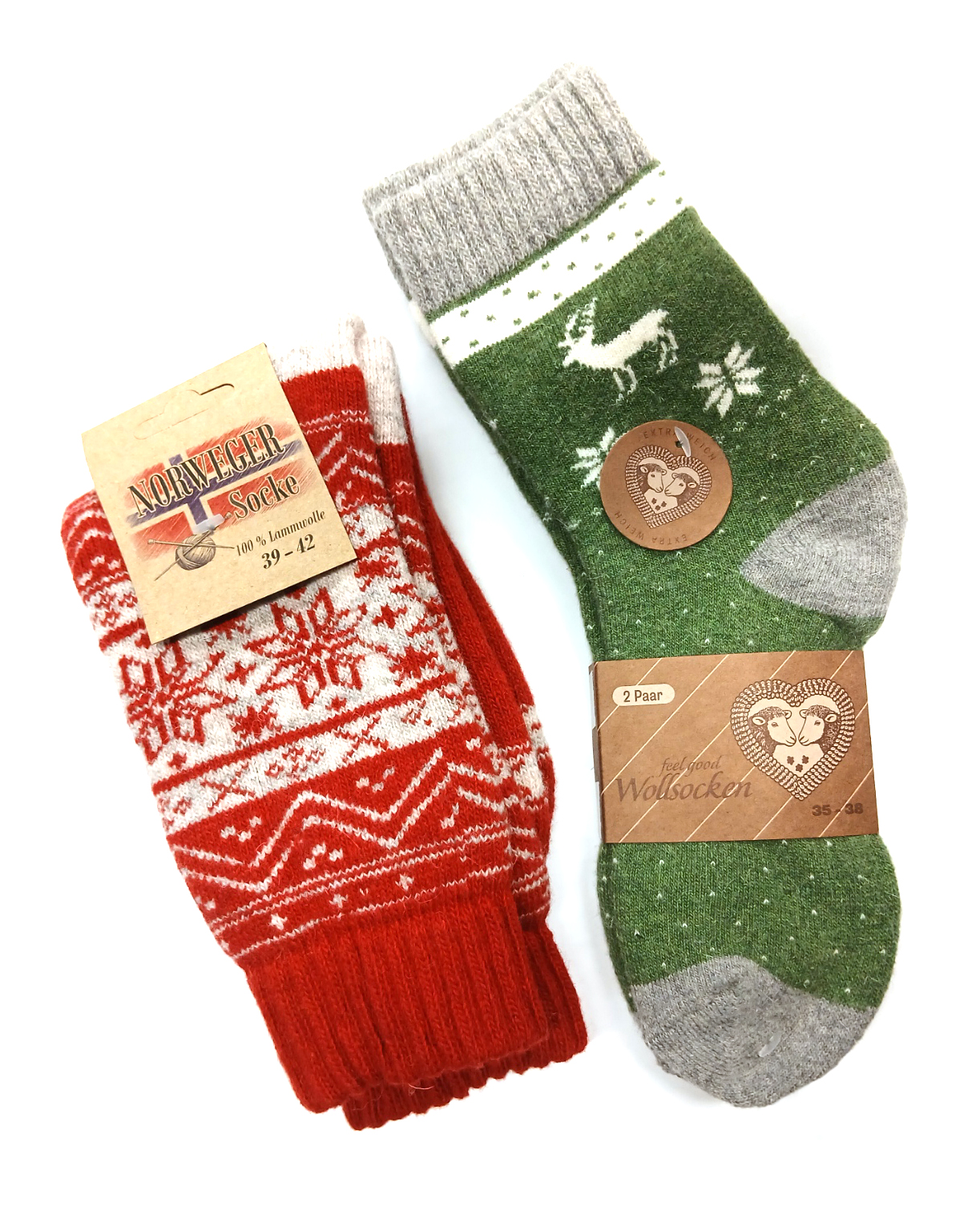 Socken aus Wolle